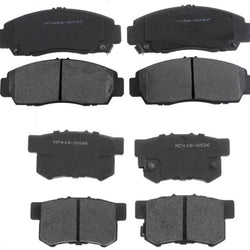 Fits 99-06 Acura TL / 99 to 04 RL / 2007-08 TL Ceramic Front & Rear Brake Pads