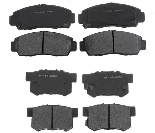 Fits 99-06 Acura TL / 99 to 04 RL / 2007-08 TL Ceramic Front & Rear Brake Pads