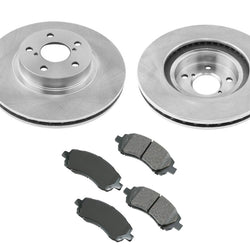 For 00-01 Impreza Sedan 2.2L With 10 7/8 Front Brake Rotors & Pads 4 Wheel Disc