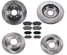 Frt & Rr Disc Brake Rotors Ceramic Pads For 2017-2020 Hyundai Elantra 1.6 Turbo