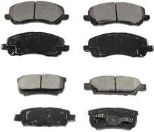 Fits 07-16 Jeep Compass With 262MM Rear Rotors Front & Rear Ceramic Pads