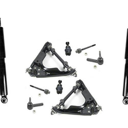 For 00-04 4 Wheel Drive Dakota Upper Control Arms Low Ball Jnts Tie Rods Shocks