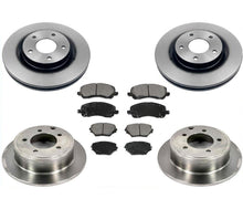 Frenos Disco Rotores Pastillas Cerámicas 6c Se Adapta A Chrysler 200 Sedan 295MM 11-14