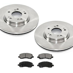Se adapta a rotores de freno delanteros y pastillas de cerámica Mitsubishi Eclipse 2.4L 3.8L Turbo 06-12.