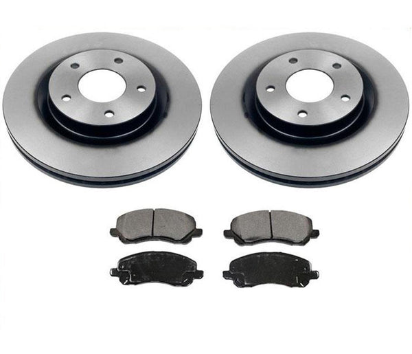 Front 295MM 11 9/16 Inch Disc Rotors & Ceramic Pads Fits 07-15 Jeep Compass