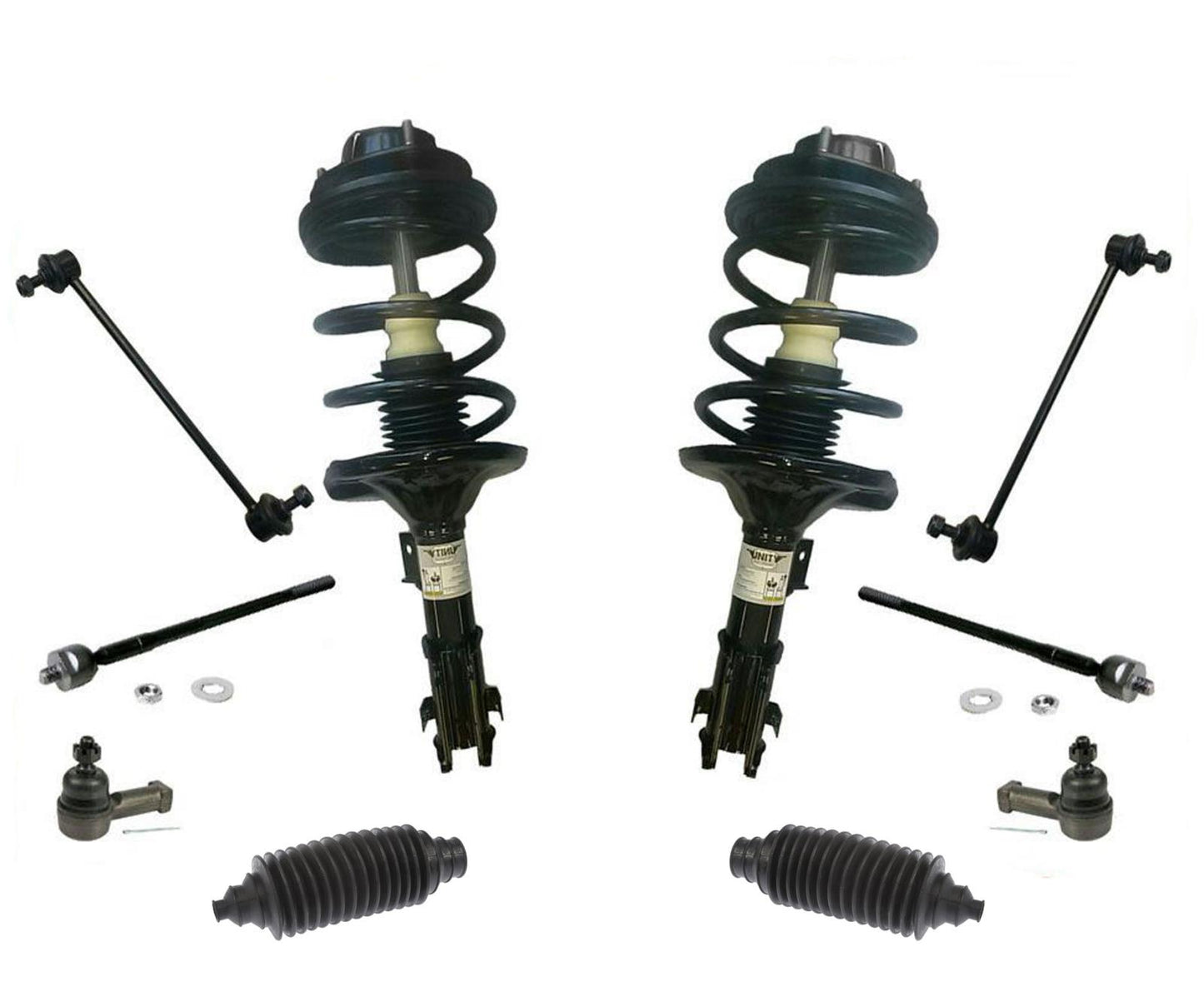 Front Coil Spring Strut Tie Rods Sway 2001-2005 Fits Dodge Status 2 Door Coupe