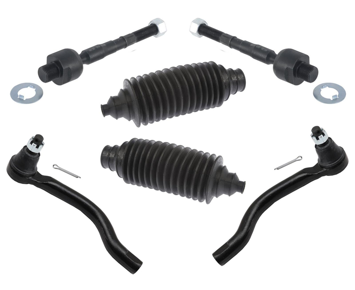 Para Honda Civic 2016-2021, varillas de amarre delanteras, 6 piezas 53560TBAA01 53540TBAA01