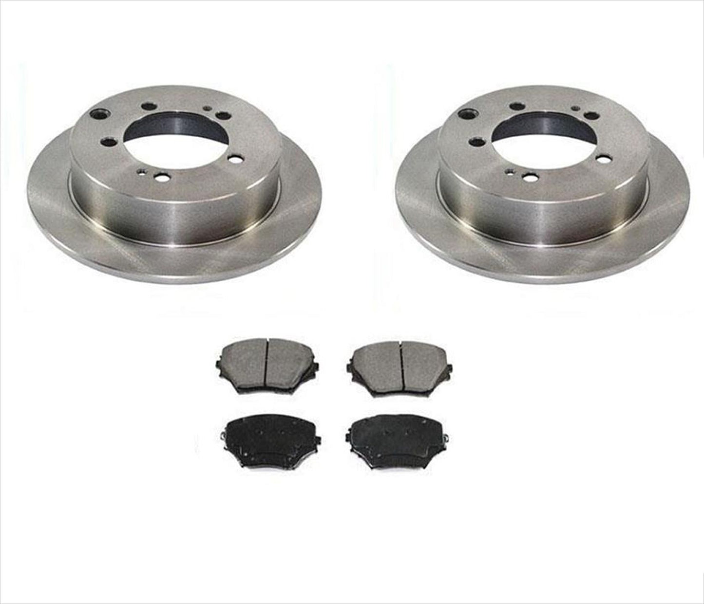 Se adapta a rotores de freno trasero Jeep Compass 09-17 solo con pastillas de cerámica traseras de 302 mm.