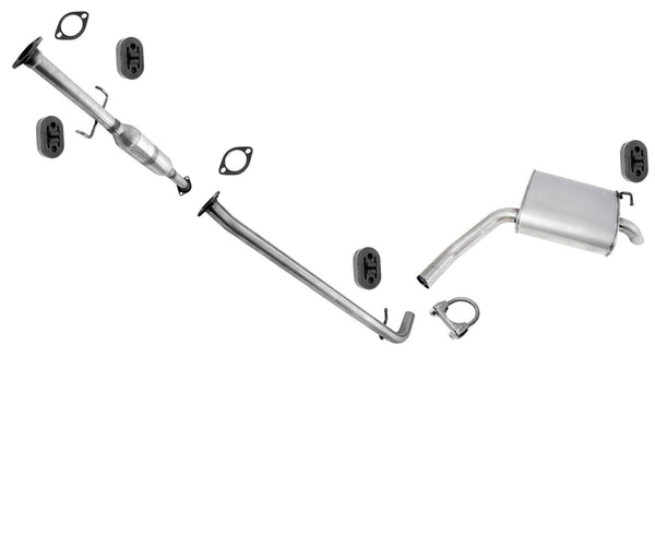 Resonador de tubo del sistema de escape y silenciador trasero para Hyundai Sonata 06-10 2.4L Eng.