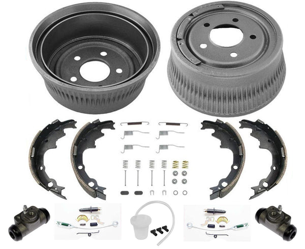 Muelles de zapatos de tambor trasero para Dodge Caravan 87-95 llanta de 15" tracción delantera 9 piezas