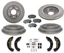 Frt Disc Rotors Rear Drums For 2017-2020 Hundai Elantra SE Only W R Drum Brakes