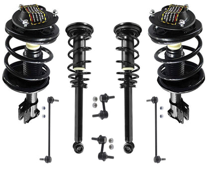 Conjunto completo de puntal de resorte helicoidal de 8 piezas para Mitsubishi Eclipse Coupe 00-05