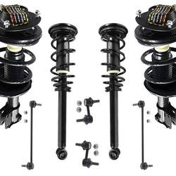 8pc  Complete Coil Spring Strut Assemblys For 00-05 Mitsubishi Eclipse Coupe