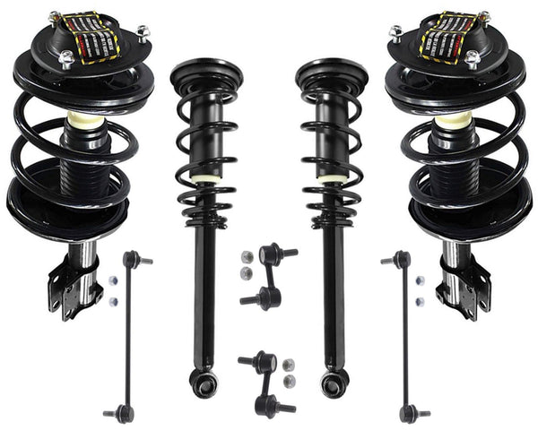 8pc  Complete Coil Spring Strut Assemblys For 00-05 Mitsubishi Eclipse Coupe