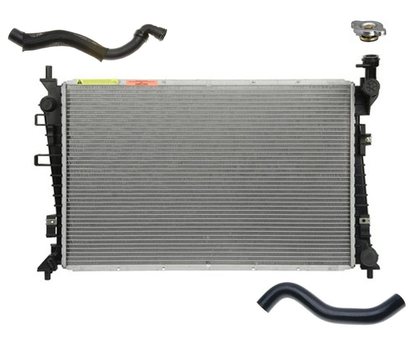 Radiador con mangueras y tapa a prueba de fugas para Ford Focus 2008-2011 REF# 8S4Z8005A