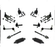 14Pc Tie Rods Ball Joints Sway Bar Links for 08-12 GMC Colorado 4 Wheel Drive