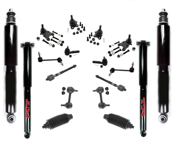 18Pc Tie Rods Ball Joints Sway Bar Links for 08-12 GMC Colorado 4 Wheel Drive