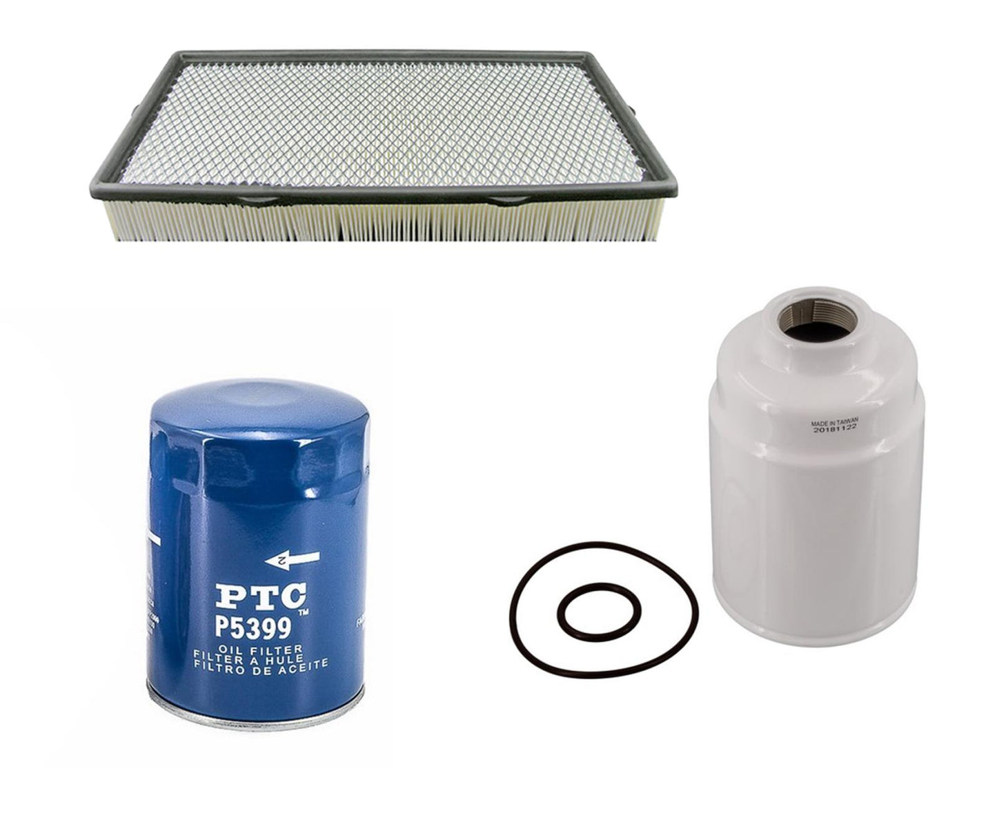 Air Fuel Oil Filter Fits For 2003-2009 GMC C4500 Kodiak 6.6L Turbo Diesel 3Pack