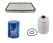 Filtro de aceite de combustible de aire apto para GMC C4500 Kodiak 6.6L Turbo Diesel 2003-2009, paquete de 3