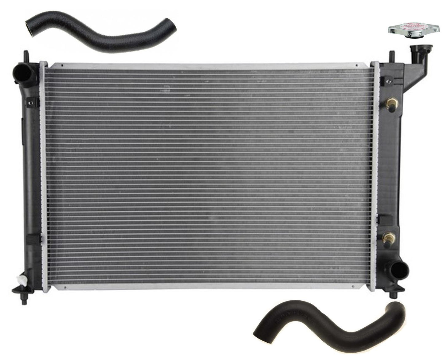 Nuevas mangueras de radiador y tapa probadas para Scion TC 2005-2010 REF 16400-22170 4 piezas
