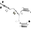 Exhaust System MADE IN USA For 2008-2012 Honda Accord 3.5L V6 2 Door Coupe