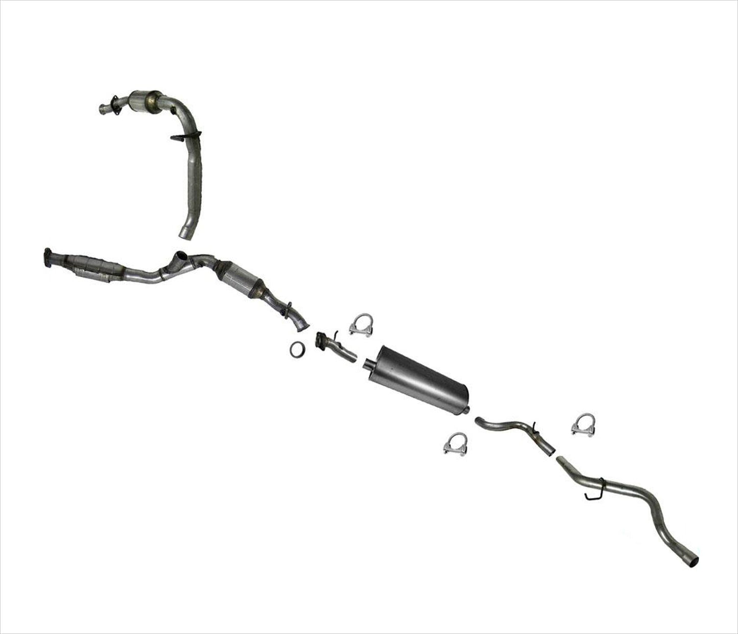 Fits 02-05 Ford Explorer 4.0L Eng Y Pipe (3) Catalytic Converter Full Exhaust