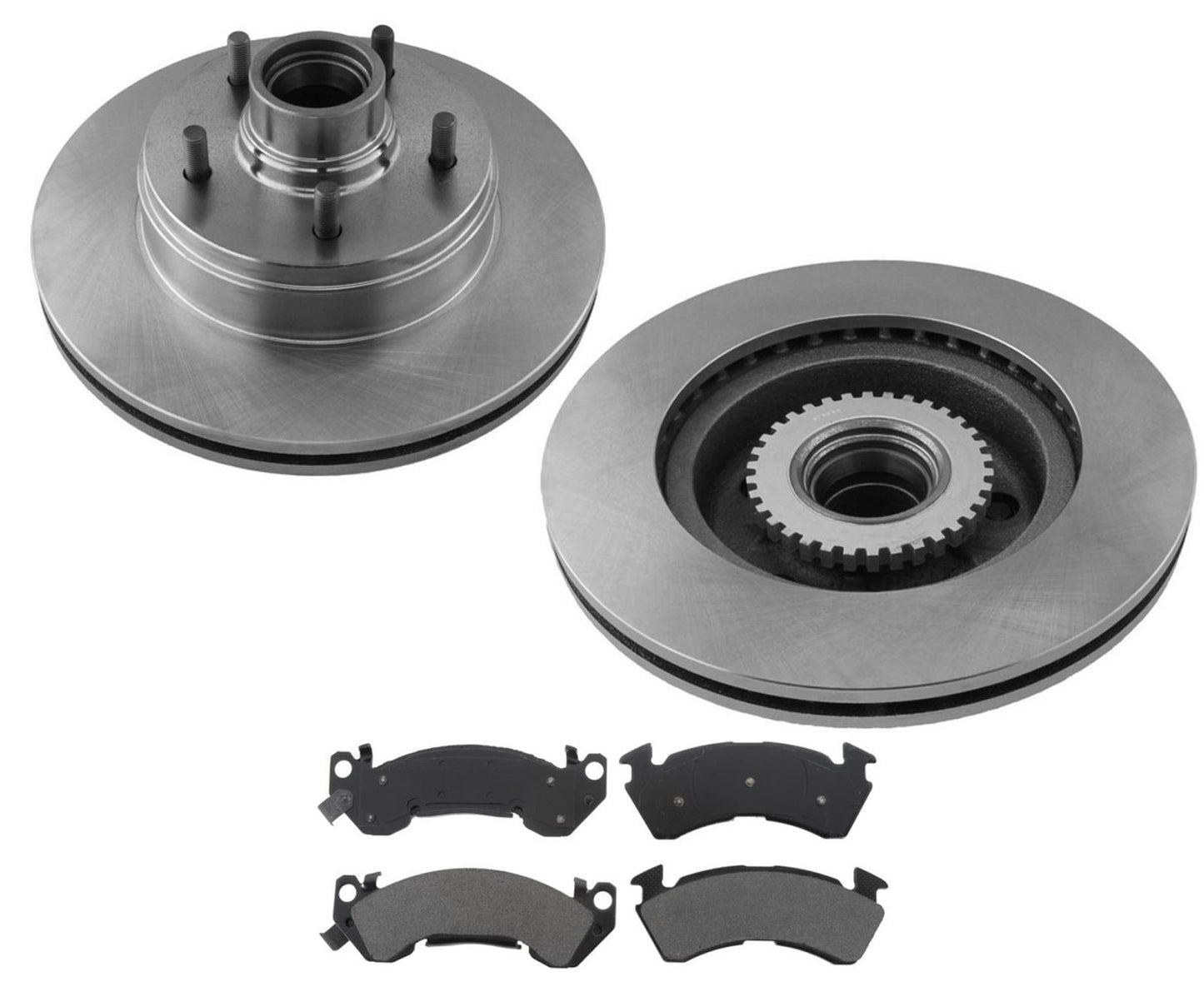 For 1994-1996 Chevrolet Impala SS Front Brake Disc Rotors Ceramic Brake Pads