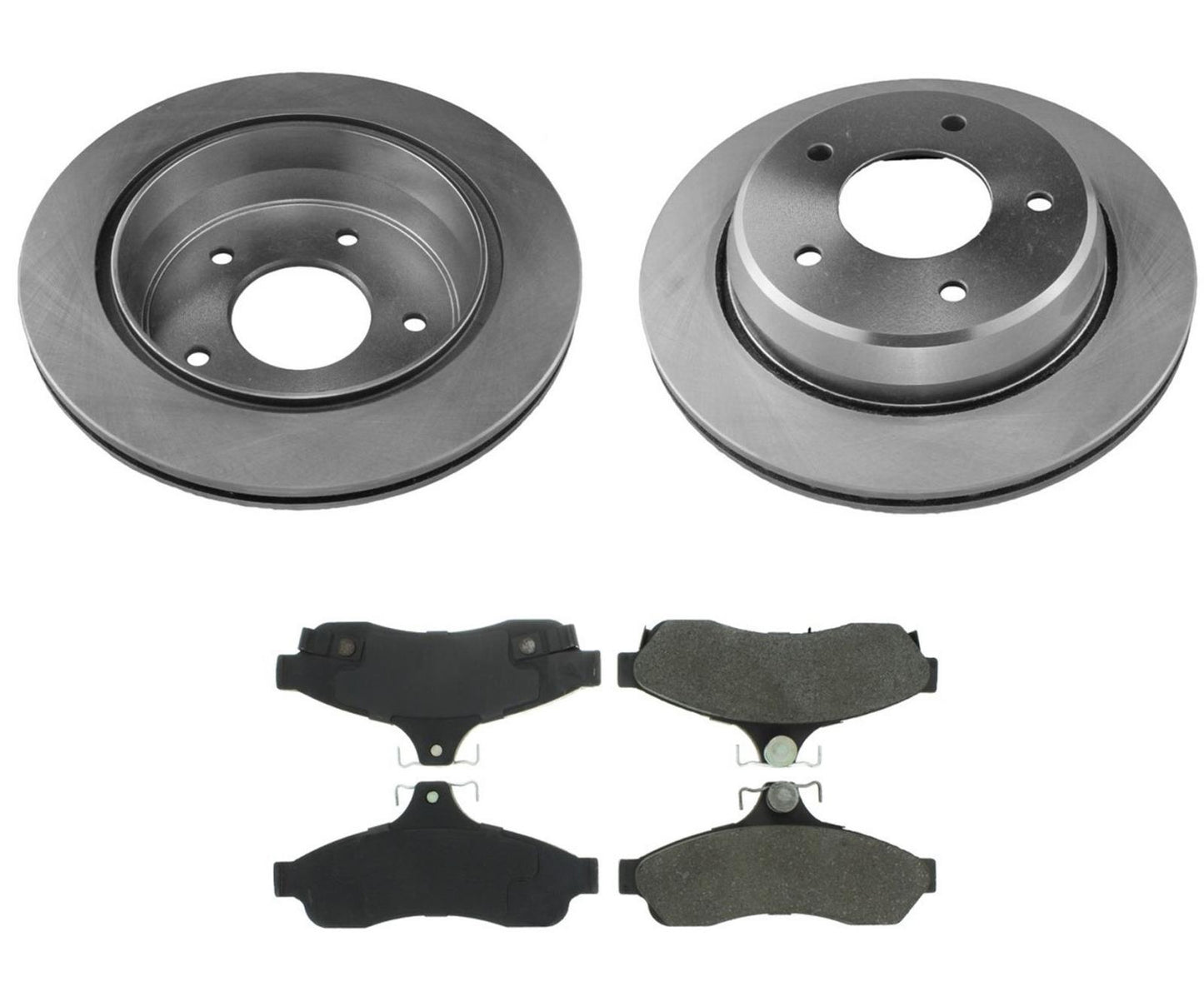 For 1994-1996 Chevrolet Impala SS REAR Brake Disc Rotors Ceramic Brake Pads