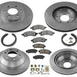 For 6.0L 06-09 Trailblazer SS 6.0L Disc Brake Rotors with Ceramic Brake Pads 8pc