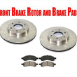 Front Disc Brake Rotors with Ceramic Brake Pads Trailblazer SS 2006-2009 6.0L