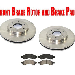 Front Disc Brake Rotors with Ceramic Brake Pads Trailblazer SS 2006-2009 6.0L