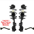 Front Comp Struts Tie Rods for 12-15 Optima LX With Rear Racing Sway Bar Mount