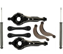 Kit de juego superior e inferior de brazos de control de suspensión y amortiguadores traseros para Focus 00-11