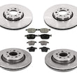 Front 328mm Rotors & Rear Rotors with Brake Pads for Volvo XC90 2010-2014 6pc