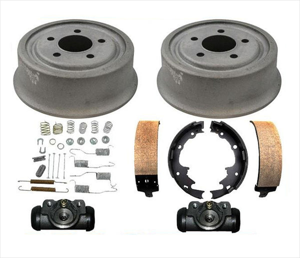 Tambores de freno trasero Zapatas de freno Cilindros de rueda de resorte para Jeep Wrangler 2001-2006