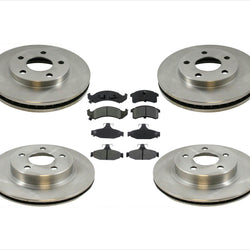 Pastillas de freno de rotores delanteros y traseros para Chevrolet Camaro Iroc Z28 94-97, kit de 6 piezas