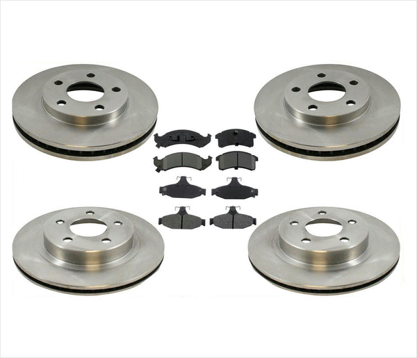 Pastillas de freno de rotores delanteros y traseros para Chevrolet Camaro Iroc Z28 94-97, kit de 6 piezas