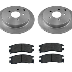 Fits For 2002-2007 Buick Rendezvous Rear Brake Rotors & Pads 3pc