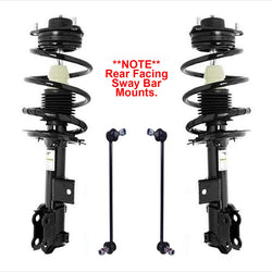 Ft Coil Struts Struts for Kia Optima 12-15 Only With Rear Facing Sway Bar Mounts