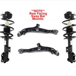 Puntales y brazos delanteros para Hyundia Sonata 12-14 con eslabones de barra estabilizadora orientados hacia atrás