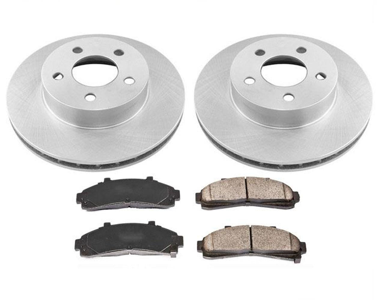 Front Disc Brake Rotors Ceramic Pads for Ford Explorer 4 Wheel Drive 95-01