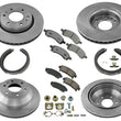 Fits For 06-09 Chevrolet Trailblazer Frt Rr Disc Brake Rotors & Ceramic Pads 8pc