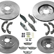 For 96-00 Chrysler Sebring Convertible Disc Brake Rotors & Ceramic Pads