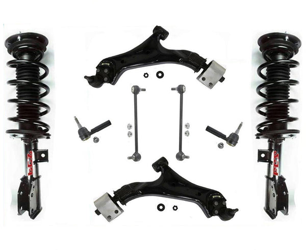 Se adapta a Chevrolet Equinox 2010-2017 sin eslabones de brazos de control de puntales delanteros de llanta de 19 pulgadas