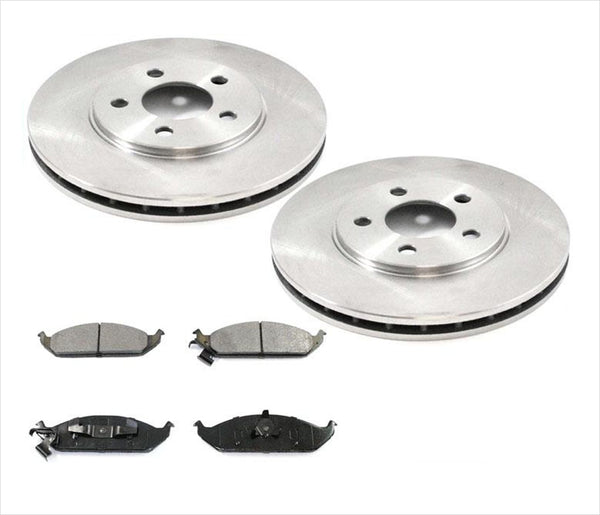 Pastillas de cerámica para rotor de freno de disco delantero 96-2000 Chrysler Sebring Convertible solamente