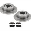 100% New REAR Brake Disc Rotors Pads for 07-16 Sprinter With Single Rear Wheels