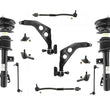 Brazos de control delanteros completos con soporte + kit de chasis para Mini Cooper 02-06