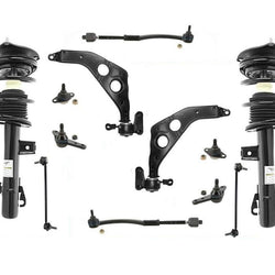 Front Complete Struts Control Arms W/ Bracket +Chassis Kit For 02-06 Mini Cooper