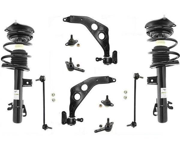 Front Left & Right Complete Struts Control Arms W/ Brackets & Links 02-06 Cooper