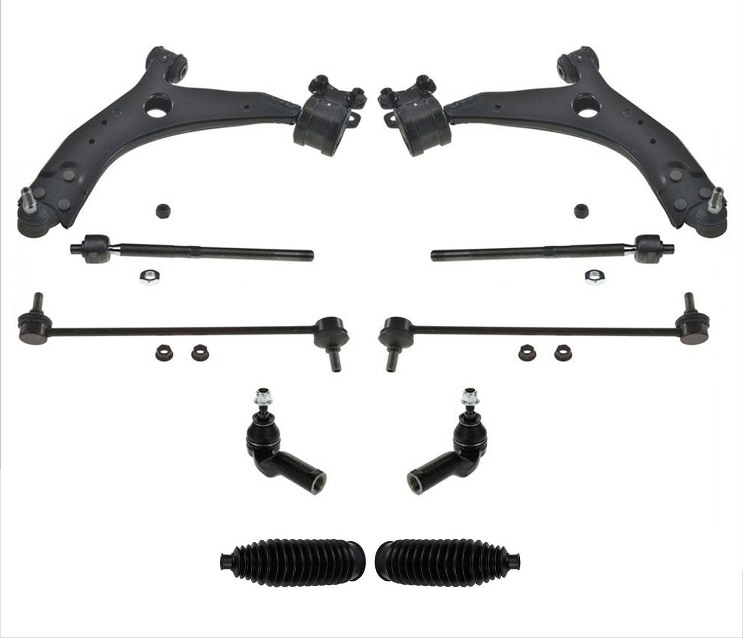 Brazo de control inferior delantero BJ W soporte bujes tirantes para Volvo C30 08-2013 10p